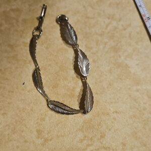 Silver Leaf Bracelet